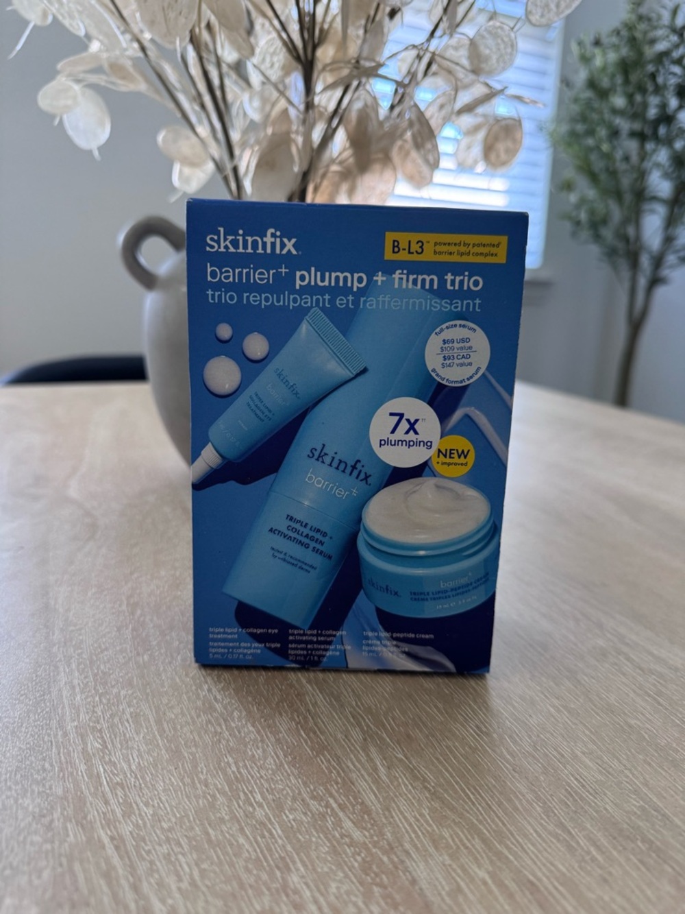 New Skinfix Barrier+ Strengthening + Anti-Aging Plump + Firm Trio with B-L3